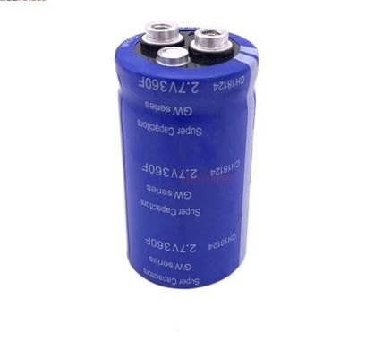 2.7V 360F Araba Süper Kapasitör Yüksek Akım Deşarj Kapasitesi Süper Güçlüdür