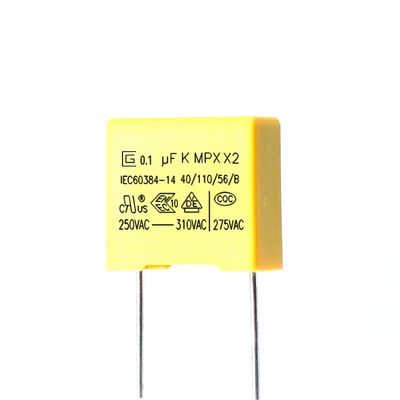 0.1 UF Kapasitör 300V Kendi Kendini İyileştirme Özelliğine Sahip Parazit Önleyici Kapasitör