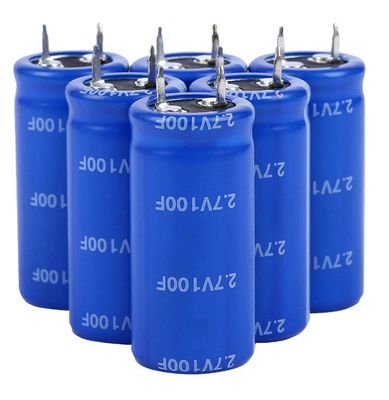 Uzun Çevrim Ömrü 100f 2,7 V Süper Kapasitör İyi Ultra Düşük Sıcaklık Özellikleri