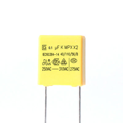 Radial X2 Güvenlik Kondensatörü 250VAC Kapasite aralığı 0.001uF - 4.7uF - 40.C - 85.C