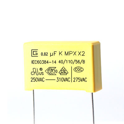 İyi Kararlılık 824k 0.82 UF 275V Kapasitör Mükemmel Nem Direnci