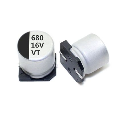 OEM Alüminyum Elektrolitik Kondansatör 680uf 16v Büyük Depolama Kapasitesi