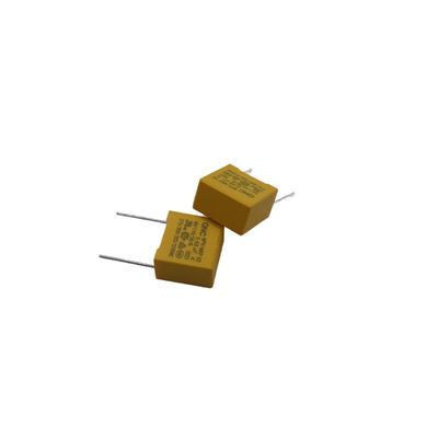 Radial X2 Güvenlik Aygıtı Kondensatör Disipasyon Faktörü ≤ 0.1% ve Ucuz 0.1UF/310VAC