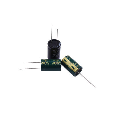 Elektronik cihazlar için dayanıklılık alüminyum elektrolitik kondansatör 25V3300UF