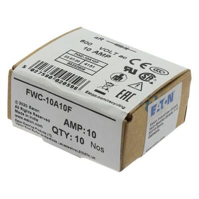 Mükemmel Bisiklet Gücü ve Performansı Cramic Fuse Eaton Bussmann 10 X 38 mm Ferrule Fuse FWC-1A10F