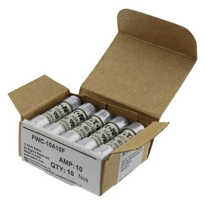 Mükemmel Bisiklet Gücü ve Performansı Cramic Fuse Eaton Bussmann 10 X 38 mm Ferrule Fuse FWC-1A10F