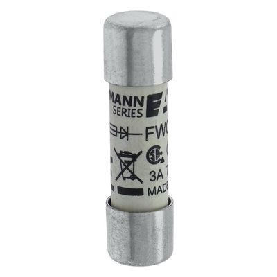Mükemmel Bisiklet Yürütme Yeteneği ve Performansı Cramic Fuse Eaton Bussmann 10 X 38 mm Ferrule Fuse FWC-3A10F