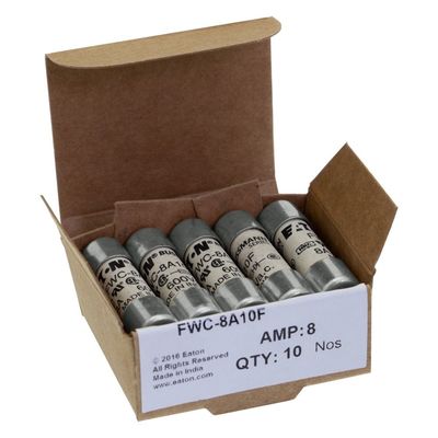 Mükemmel Bisiklet Gücü ve Performansı Cramic Sigorta Eaton Bussmann 10 X 38 mm Ferrule Sigorta FWC-8A10F