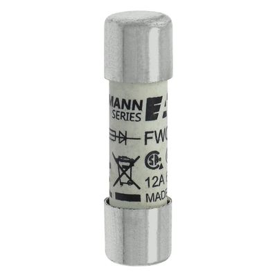 Mükemmel Bisiklet Gücü ve Performansı Cramic Sigorta Eaton Bussmann 10 X 38 mm Ferrule Sigorta FWC-12A10F