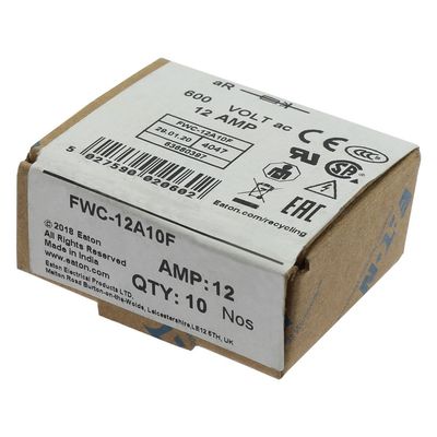 Mükemmel Bisiklet Gücü ve Performansı Cramic Sigorta Eaton Bussmann 10 X 38 mm Ferrule Sigorta FWC-12A10F