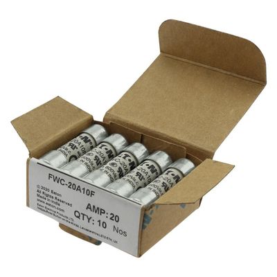 Mükemmel Bisiklet Yürütme Yeteneği ve Performansı Cramic Sigorta Eaton Bussmann 10 X 38 mm Ferrule Sigorta FWC-20A10F