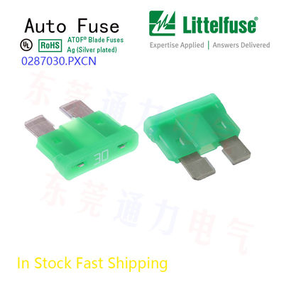 Düşük voltajlı Mikro Blade Fuse Küçük Fuse 1A Siyah Parça No 0287001 PXCN