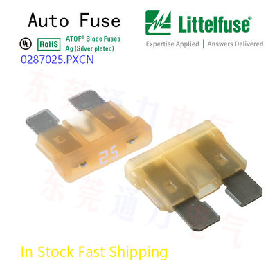 Düşük voltajlı Mikro Blade Fuse Küçük Fuse 1A Siyah Parça No 0287001 PXCN
