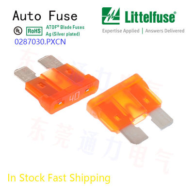 Düşük voltajlı Mikro Blade Fuse Küçük Fuse 1A Siyah Parça No 0287001 PXCN