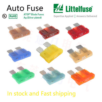 Düşük voltajlı Mikro Blade Fuse Küçük Fuse 1A Siyah Parça No 0287001 PXCN
