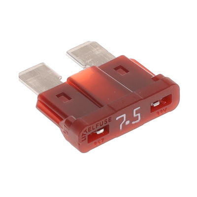 Otomobil Küçük Füz 7.5A Otomobil Blade Füz Kahverengi 32V Dc Mfr Parçası No 0287007.5.PXCN