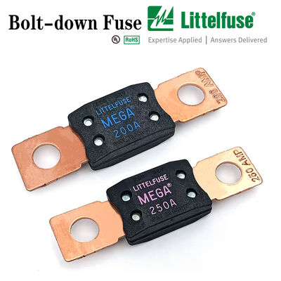 MEGA littleelfuse 0298150.ZXEH Ağır Güçlü Uygulamalar için Elektrikli Araç Sigortaları Bolt-Down Sigortalar      32V