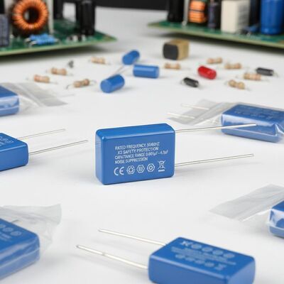 50 60Hz Anma Frekansı X2 Güvenlik Koruma Kondansatörü Kapasitans Aralığı 0.001uF 4.7uF Gürültü Bastırma Uygulamaları İçin Elektrik Bileşeni